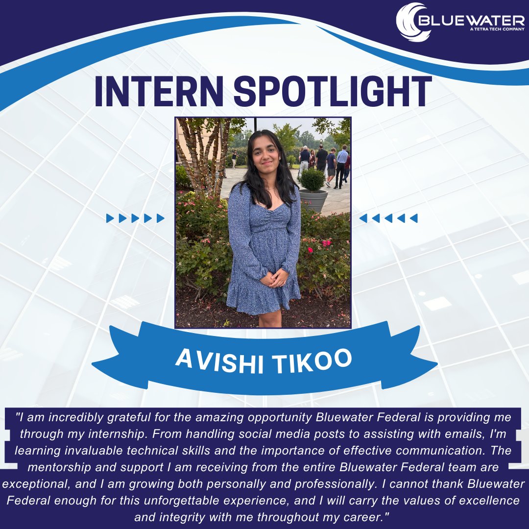 🌟Intern Spotlight! Meet Thomas Rich, our newest SkillBridge Intern and Avishi Tikoo, a high school senior making remarkable strides in shaping our future. Proud to support their career journeys!  #InternshipSuccess #BuildingTheFutureTogether #BlueWaterFederal
