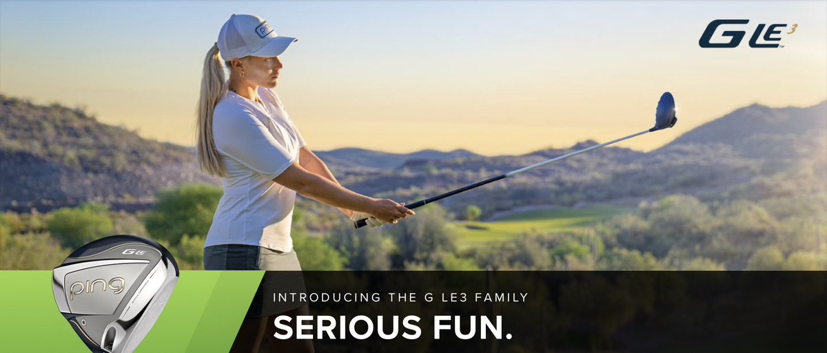 We are lucky to have some brand new Ping G LE 3 sets in the proshop. Come on down and check them out!