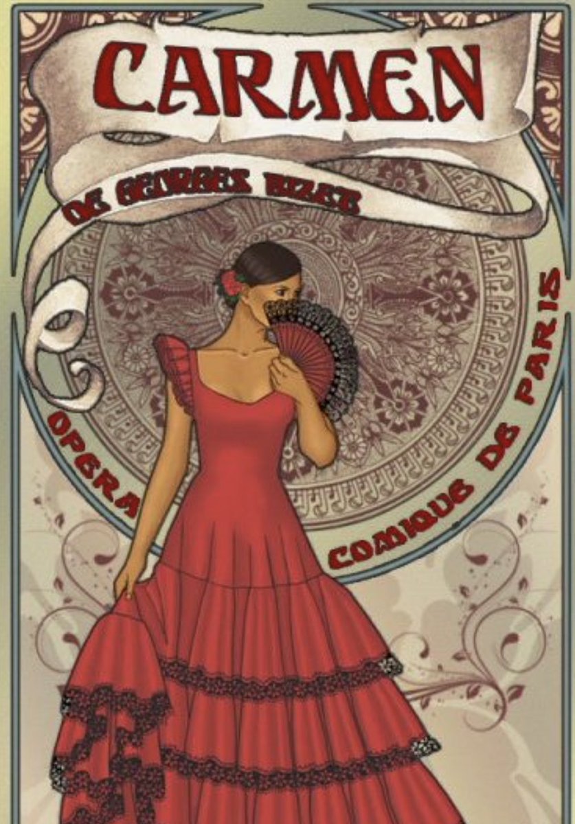 novaria_cat's tweet photo. 🎭 Enguany es commemoren els 150 anys de la creació de Carmen, la mítica obra del francès Georges Bizet. 

Bizet va morir amb 36 anys, tres mesos després de l'estrena de Carmen a Paris el 1875, sense saber que havia creat una de les òperes més transcendentals de tots els temps. https://t.co/HScvH0wa5D