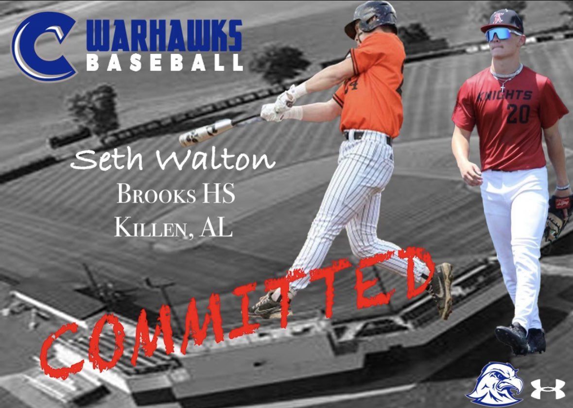 sethwalton_24's tweet photo. Extremely excited to say that I am continuing my academic and athletic career at Calhoun CC! I want to thank God for giving me the ability to continue to play the sport I love and also my parents, coaches, and everyone else who has supported me throughout the years. Go Warhawks! https://t.co/iHySyUzs2f