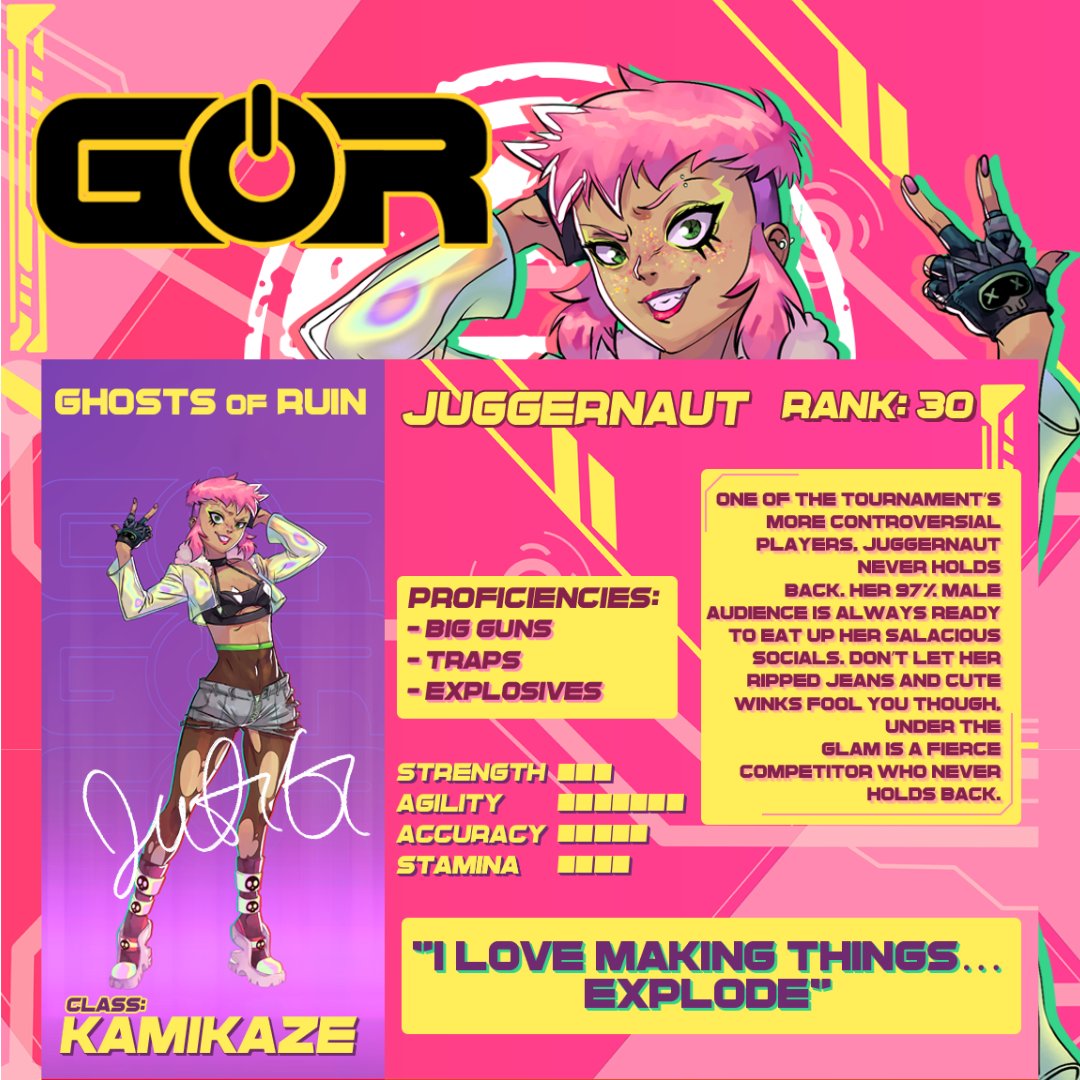 Big guns, traps, and EXPLOSIVES are some of Juggernaut's trademark weaponry. Just wait until you see her in action!

#animatedseries #collectibles #exclusive #art
<a href="/GoGalaFilms/">Gala Film</a>  <a href="/PJaccetturo/">PJ Ace</a>  @AleXa_ZB