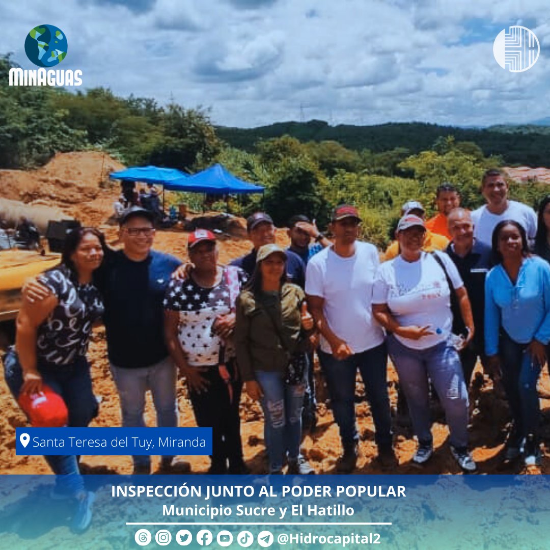 hidroven_ve's tweet photo. #EsNoticia Voceros del poder popular fueron garantes de los trabajos que realiza Hidrocapital en la tubería de 72" del Sistema Tuy IIen el sector Las Carolinas, Carretera La Raiza, municipio Independencia del estado Miranda @NicolasMaduro @RMarcoTorres @harolclemente https://t.co/H5QAGMBNpJ