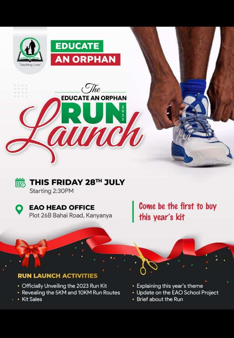 WE ARE LAUNCHING THIS YEAR'S RUN TOMORROW. BE THERE