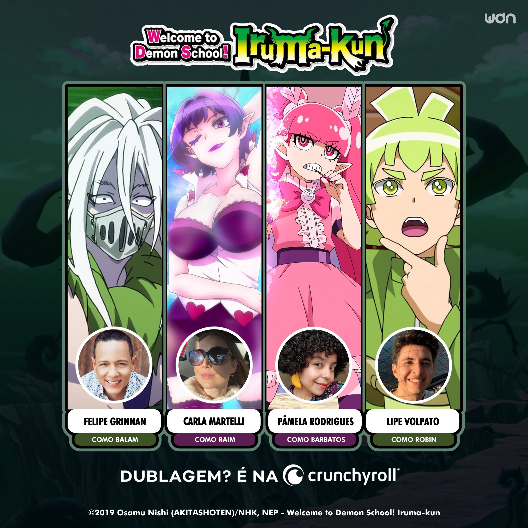 Iruma-kun: Dublagem da 1ª temporada chega à Crunchyroll (AT)