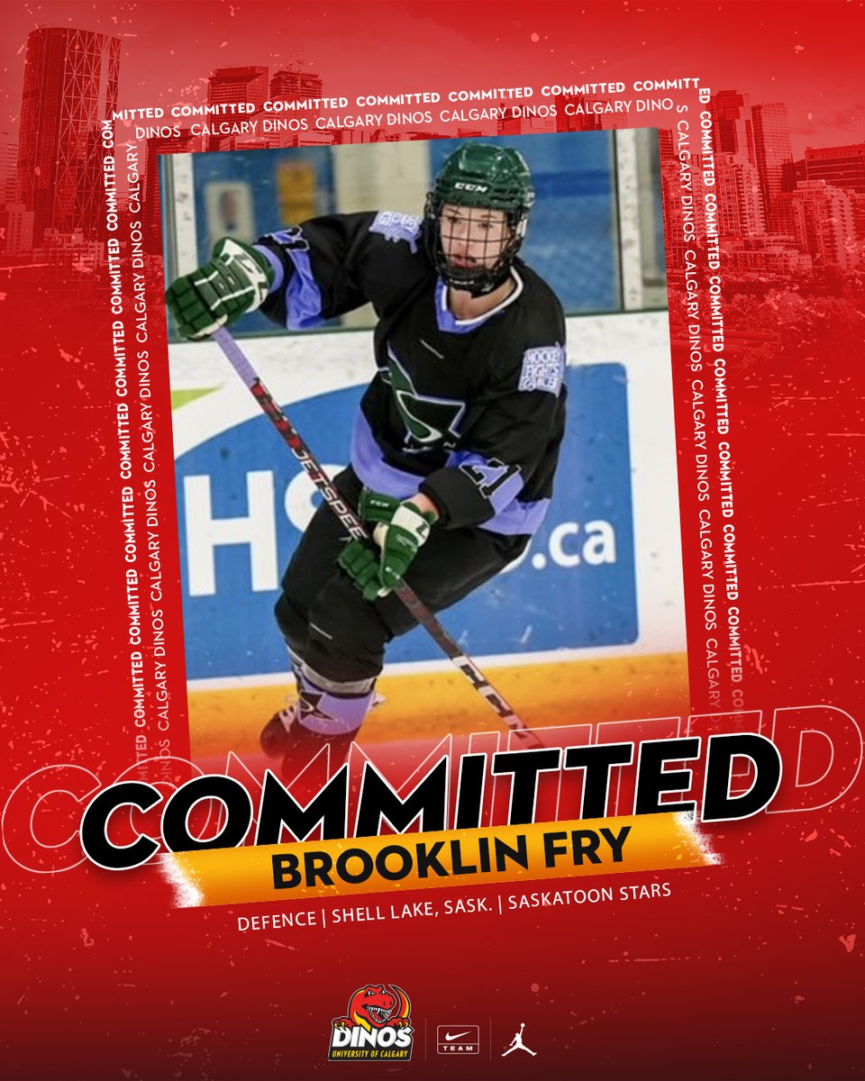 "I chose UCalgary for many reasons. What really drew me in though was the welcoming energy and knowledge of the game that the coaches brought to the table."

Welcome to the family, Brooklin!

2023-24 Recruiting Class ➡️ bit.ly/3OvyAS9

#GoDinos