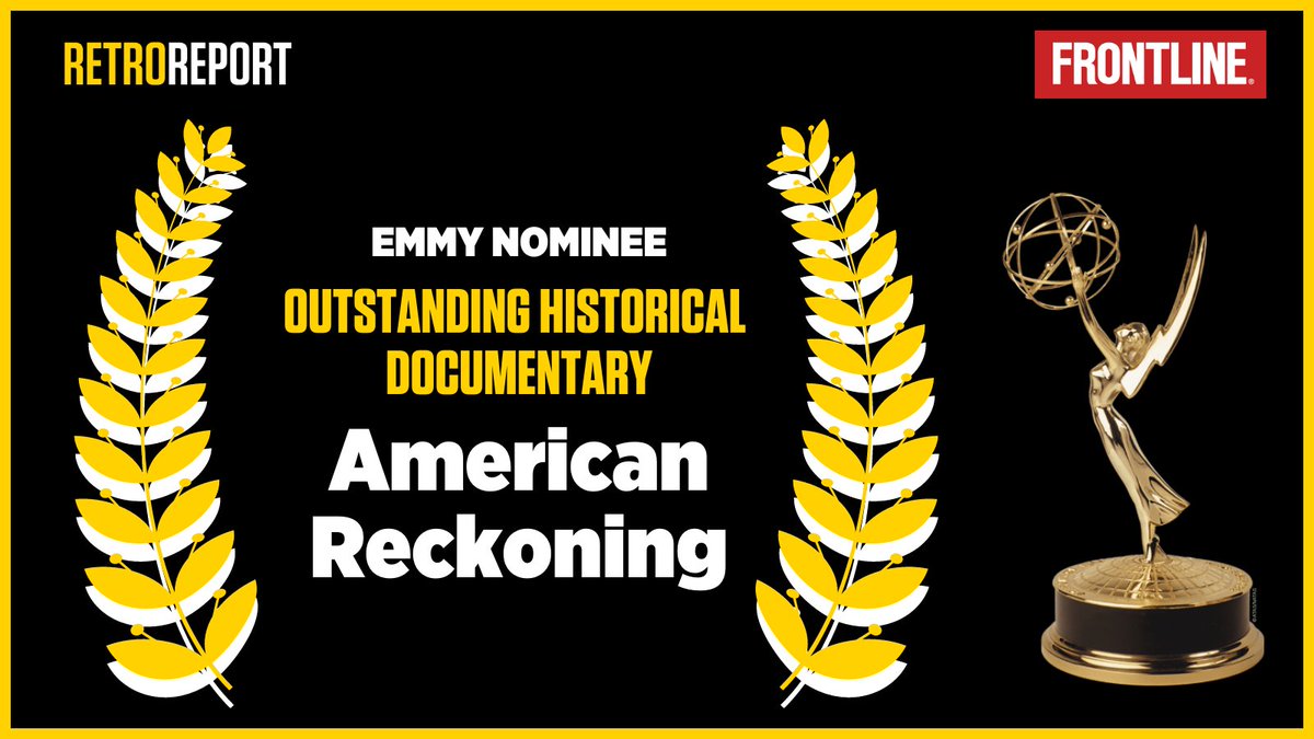 1/ We are honored to announce that “American Reckoning” has been nominated for a #NewsEmmy for “Outstanding Historical Documentary.” The film, made with <a href="/frontlinepbs/">FRONTLINE</a>, uncovers an untold story of the civil rights movement. Learn more: theemmys.tv/news/44th-nomi…
@NewsEmmys