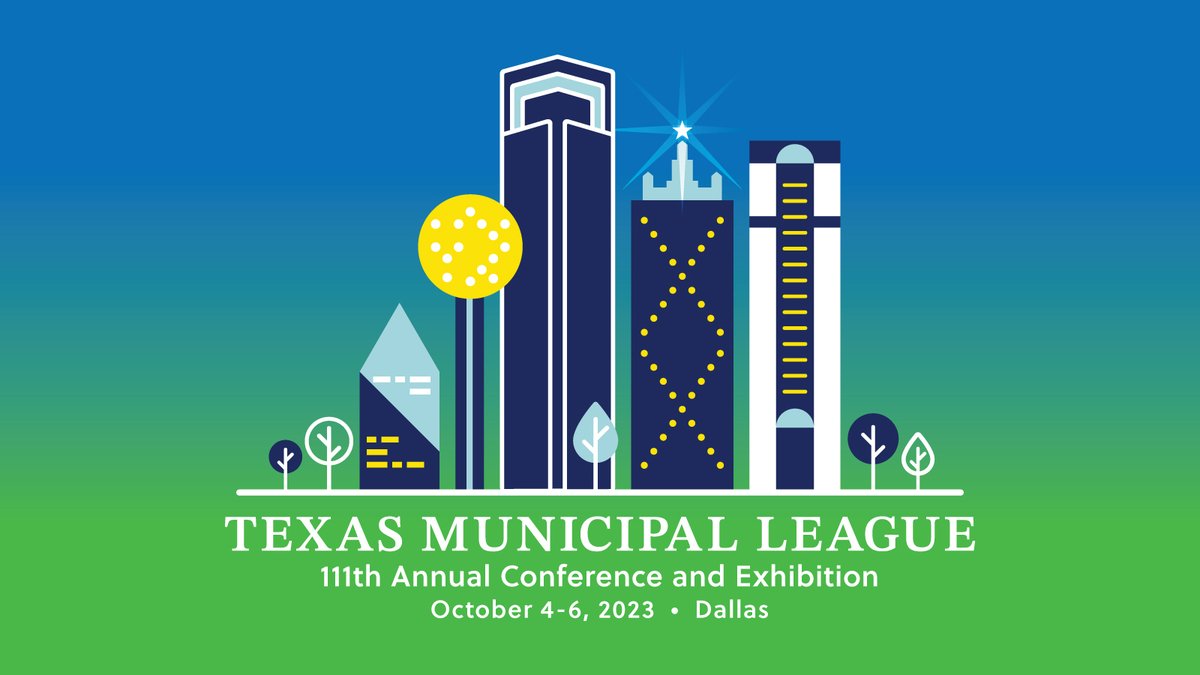 TML_Texas's tweet photo. The dazzling @CityofDallas will host the 2023 TML Annual Conference and Exhibition, October 4-6. Registration is open at https://t.co/tK90ncWxjM #TMLAC2023 https://t.co/iRcQP0pWkt