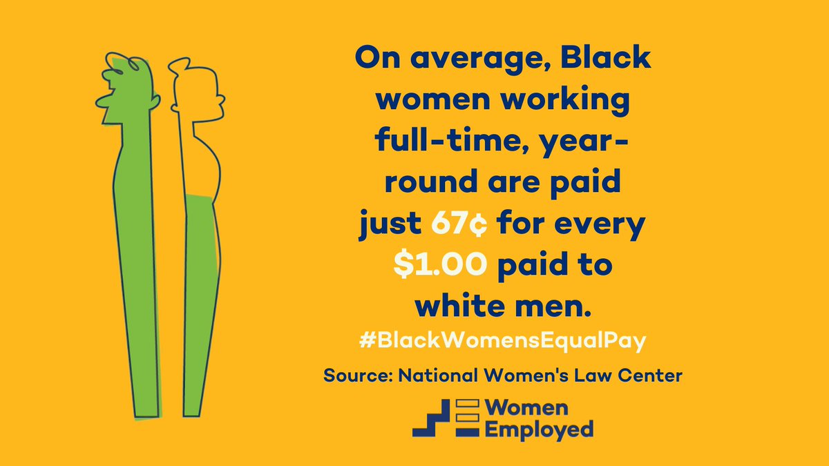 It's time for pay equity! Support the Paycheck Fairness Act to tackle pay discrimination and promote economic security for women and families. Stand up for equal pay, especially for women of color. #BlackWomensEqualPayDay #BlackWomenCantWait