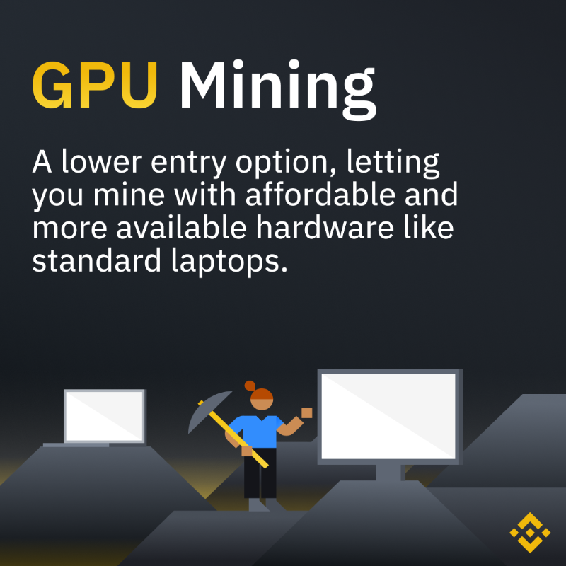 binance's tweet photo. If you're looking to start mining crypto, this is the post for you.

Learn about the different types 👉