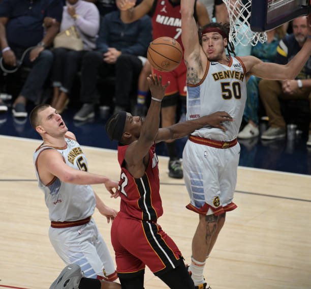 Fiizop's tweet photo. Aaron Gordon's defense in the 2023 playoffs was ridiculous gave KAT, Ant, KD, Book, LeBron, AD, Jimmy, and Bam all problems in a single playoff run

With Aaron Gordon defending in the playoffs:

Kevin Durant: 26/68, 3/13 on threes, 15 FTA, 12 assists, 12 TOV 

KAT: 10/27, 1/9 on threes, 8 FTA, 3 assists, 9 TOV

Booker: 10/20, 1/5 on threes, 2 FTA, 5 assists, 3 TOV 

Butler: 9/18, 3/6 on threes, 3 FTA, 11 assists, 1 TOV

A. Edwards: 10/21, 5/9 on threes, 4 FTA, 3 assists, 0 TOV 

LeBron: 12/20, 1/4 on threes, 0 FTA, 11 assists, 1 TOV

Nuggets' Playoffs ON/OFF
Jokic: +9.5 ON, +1.8 OFF, +7.7 ON-OFF
Murray: +10.3 ON, -1.8 OFF, +12.1 ON-OFF 
Gordon: +12.5 ON, -7. 1 OFF, + 19.6 ON-OFF

Nuggets' Finals' ON/OFF through game 5
Jokic: +6.9 ON, +10.2 OFF, -3.3 ON-OFF
Murray: +13.1 ON, -25.4 OFF, +38.5 ON-OFF 
Gordon: +15.4 ON, -27.2 OFF, +42.6 ON-OFF

Where does he rank as a player?