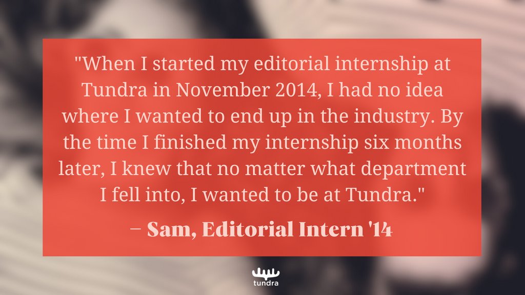 Happy #NationalInternDay! Meet Sam the Editorial Intern of '14 now Senior Associate, Kids Marketing &amp; Publicity!

Read Sam's intern story in today's blog post: bit.ly/46YQZ0O