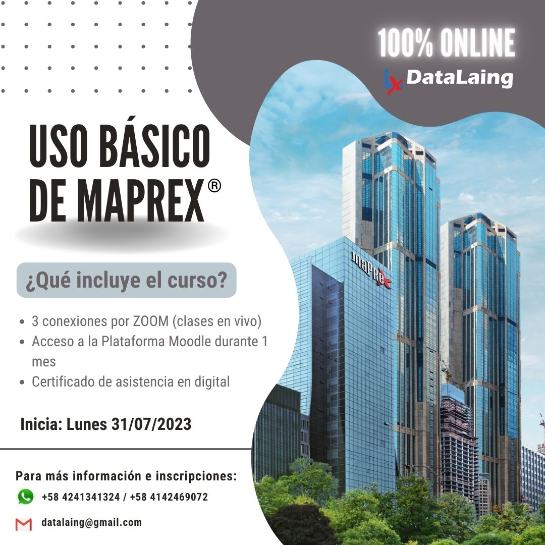 datalaing's tweet photo. Capacítate con DataLaing y aprende a elaborar presupuestos desde cero en el Curso Uso Básico de #MaPreX en modalidad online con clases en vivo.
▶️ Consta de 3 conexiones vía ZOOM
📅 Inicia el: Lunes 31/07/2023
¿Qué esperas para convertirte en un experto en MaPreX? https://t.co/tPZiH35640