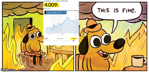we finally broke the 4% mark. CMB getting REALLY close to 4.3% (4.26 last I checked)
<a href="/danielfoch/"></a> <a href="/ronmortgageguy/">Ron Butler</a>