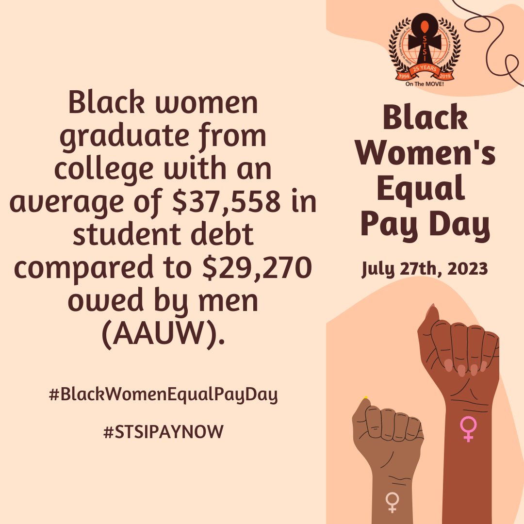 #stsi #equalpayday #BlackWomensEqualPayDay