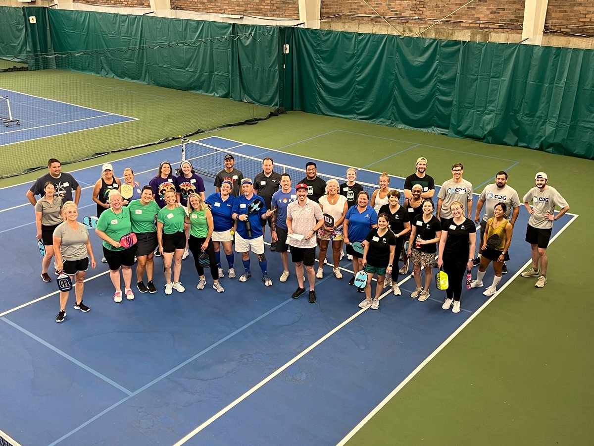 SMPS_STL's tweet photo. There was some tough competition at this year's 2nd Annual Pickleball Tournament and Happy Hour. With 16 teams competing for the Coveted Golden Pickleball Award, @CDGEngineersInc ended up walking away with the trophy for the second year in a row!

Thank you to all who came out! https://t.co/JRGeni6W9b