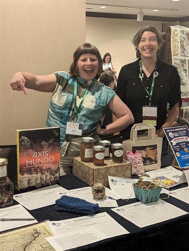 myriad_cxns's tweet image. Stop by the @SAApreservation silent auction!  Myriad&apos;s Executive Director is volunteering at the table.  All proceeds benefit SAA&apos;s disaster fund!