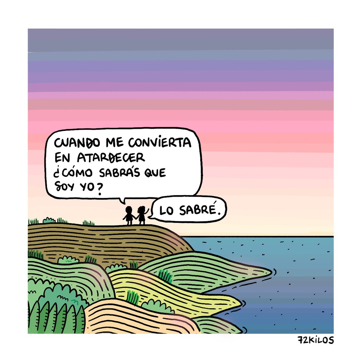 Cuando me convierta en atardecer.