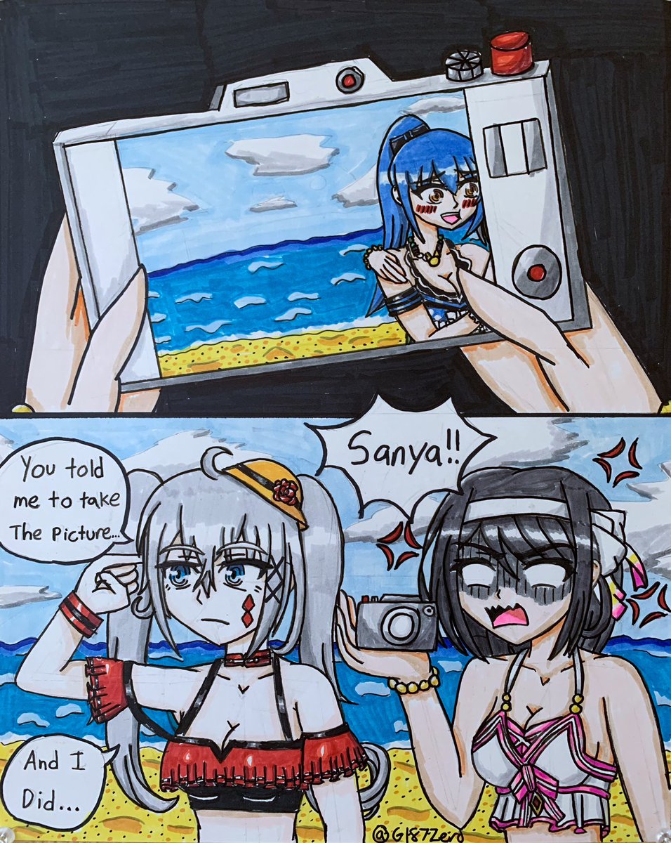 G187Zero's tweet photo. Beach Date with Koharu (Ft. Sanya) #IntegralFactor #SwordArtOnline #originalcharacter https://t.co/itXsBh2JUq