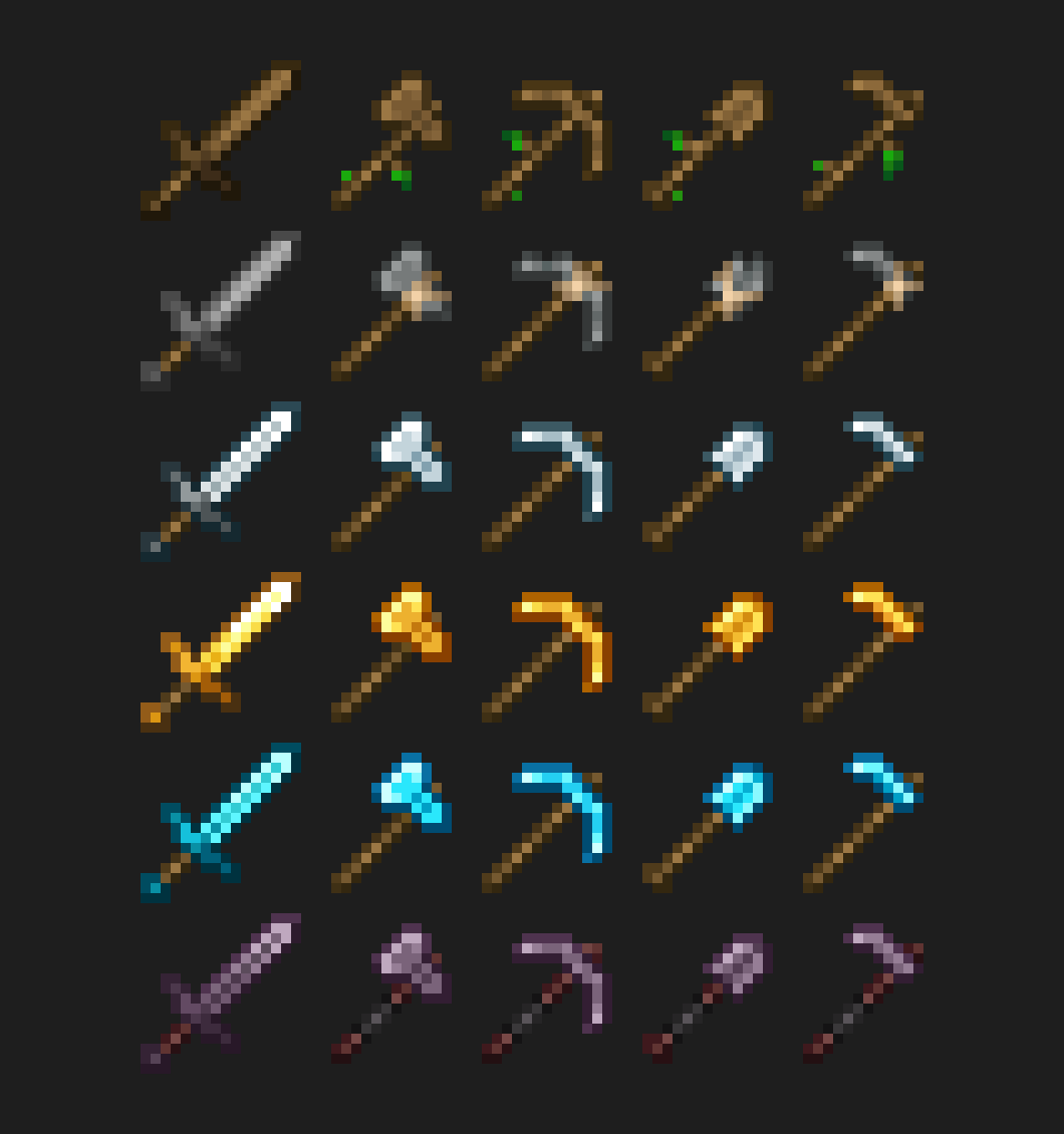 After a long time, I'm finally working on a texture pack again