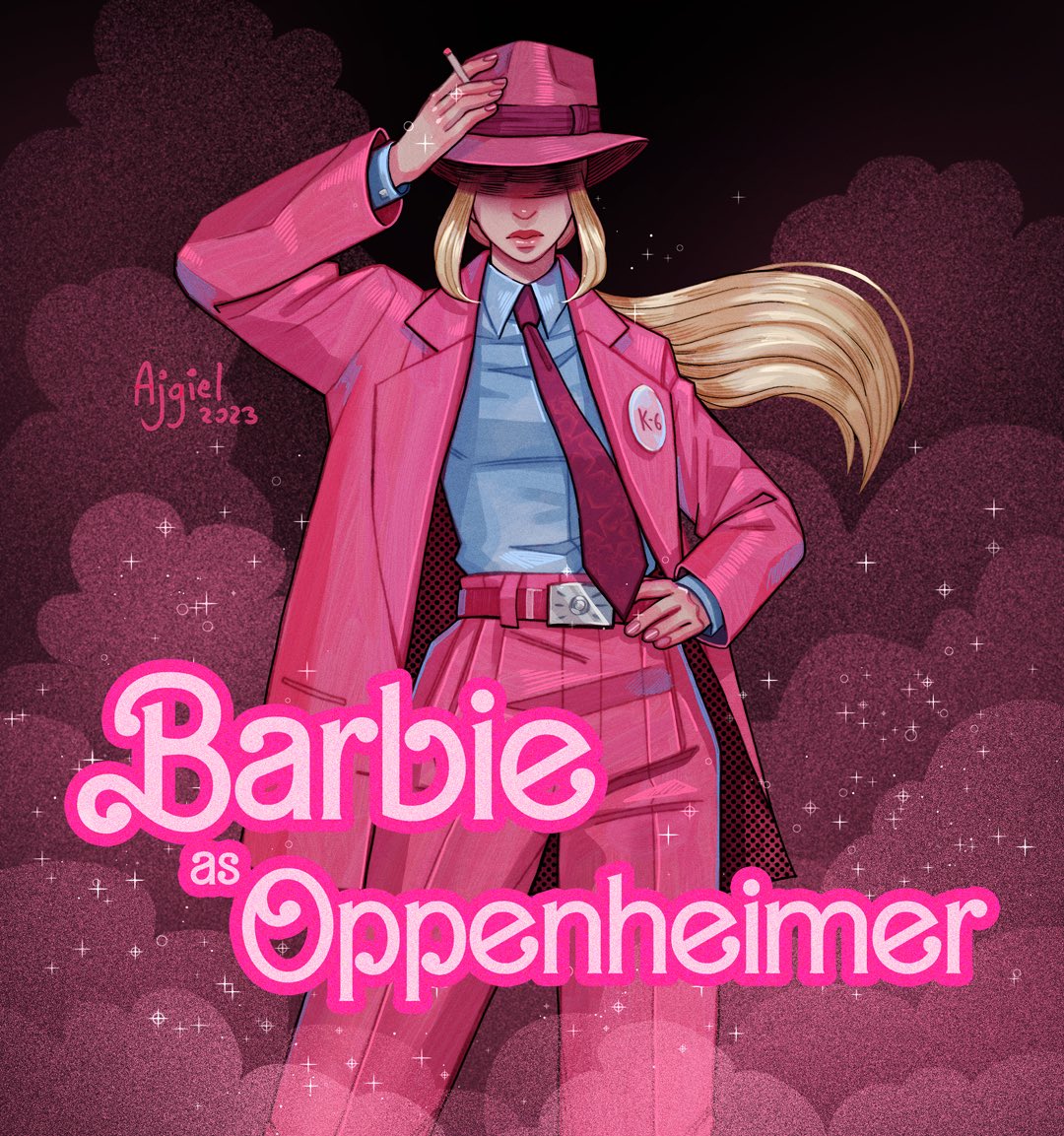 Ajgiel_'s tweet photo. They are constructing the glitter bomb in Barbieland
#BarbieMovie #Oppenheimer https://t.co/cxYcs4JMKn