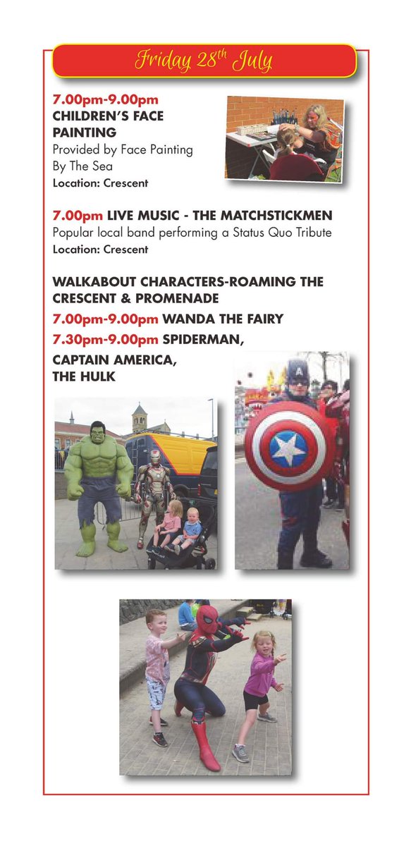 Here's what's happening on FRIDAY at The Red Sails Festival Portstewart 

Don't forget <a href="/bbcradioulster/">BBC Radio Ulster</a> and <a href="/BBCRadioFoyle/">BBC Radio Foyle</a> will be live from 1.30pm with <a href="/ItsMeHugoD/">Hugo Duncan</a> and special guest <a href="/iamNATHANCARTER/">nathan carter</a>