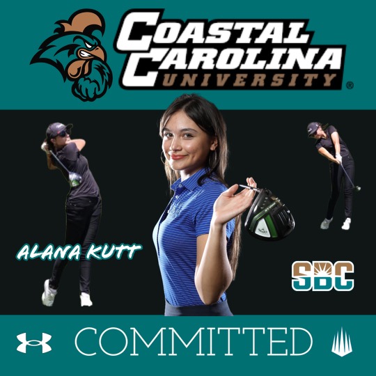 Congratulations to Alana Kutt!

Alana verbally committed to the Coastal Carolina Women's Golf Team! ☀️🎉

#IMGFAM #IMG