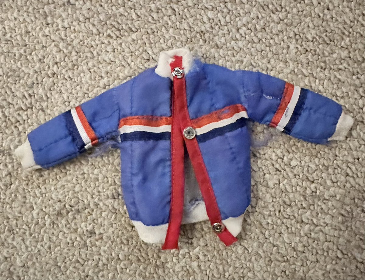 I have to admit I really really enjoyed the Barbie movie. I was only allowed Sindy when I was little as she had flat feet. I don’t have a Sindy now but somehow I still have her jacket