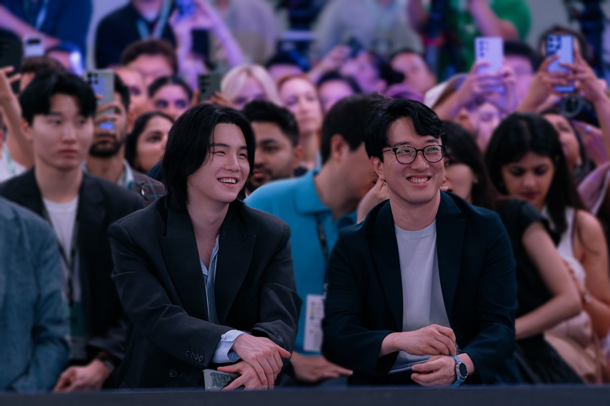 FIRST LOOK: BTS's SUGA at the Samsung Unpacked event
