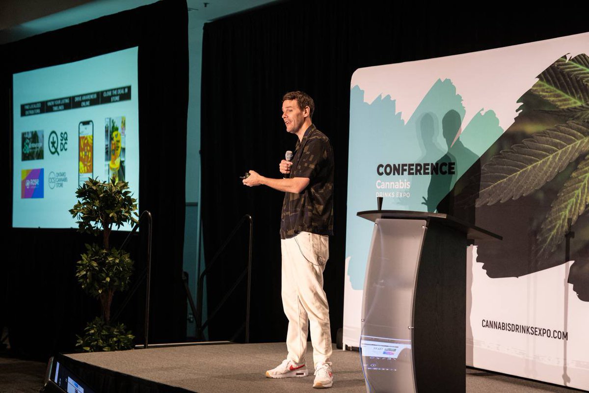 DrinksCannabis's tweet photo. CDE #sf conference has started🔥
Here’s some sneak peak into our #sanfrancisco event! 
If you’re here, Do Tag @cannabis_drinks_expo 
In your stories.
If You Are Interested in the New Cannabis Drinks Category, Come Join Us.
Grab your passes 🔗🎟️ https://t.co/0cNo7s853J https://t.co/VNIrk7zgj6