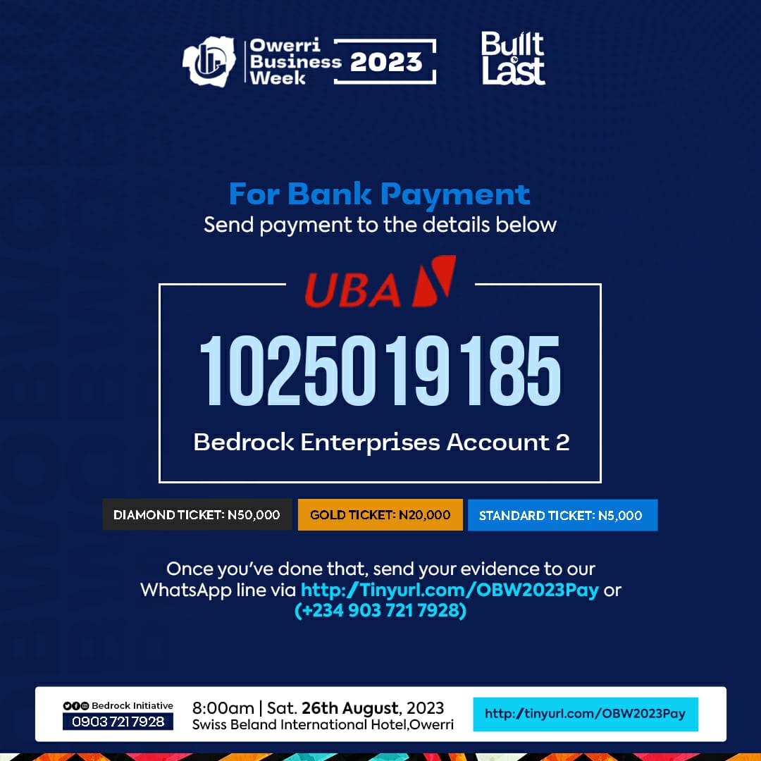 Owerri_bus_week's tweet photo. Amaka don level up o na you remain.
Don't wait for the late hour rush, secure a better seat for yourself now.
Secure you seat now: https://t.co/w6nmgp0LNs
#OBW23
#Build2Last https://t.co/BpsH4nxMYL