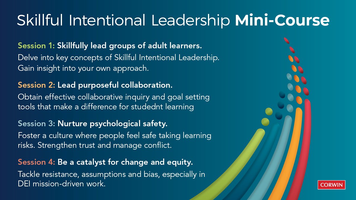 CorwinPress's tweet photo. Join a vibrant network of like-minded education leaders while you discover moves that will help your team work better together ✨and✨ positively impact student learning: https://t.co/y6rgsucQHG
@elisaBmacdonald #EdLeadership https://t.co/TDS2bWjb2Y