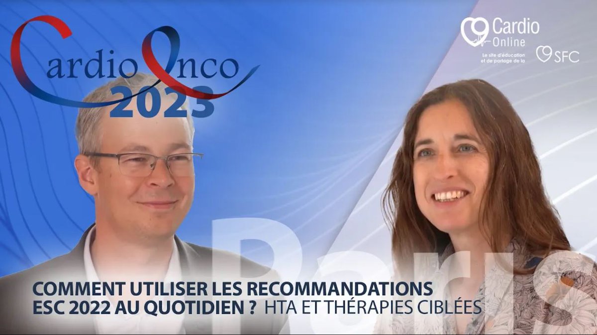 CardioOnline's tweet image. 📽️ Envie de tout savoir sur les thérapies ciblées en #Cardioonco ? 

Ne manquez pas cette vidéo de Mariana Mirabel et Pierre-Yves Courand et découvrez les meilleures pratiques pour gérer l&apos;#HTA chez ces patients !

Regardez dès maintenant👉ow.ly/rHFg50PfTqc

@py_courand