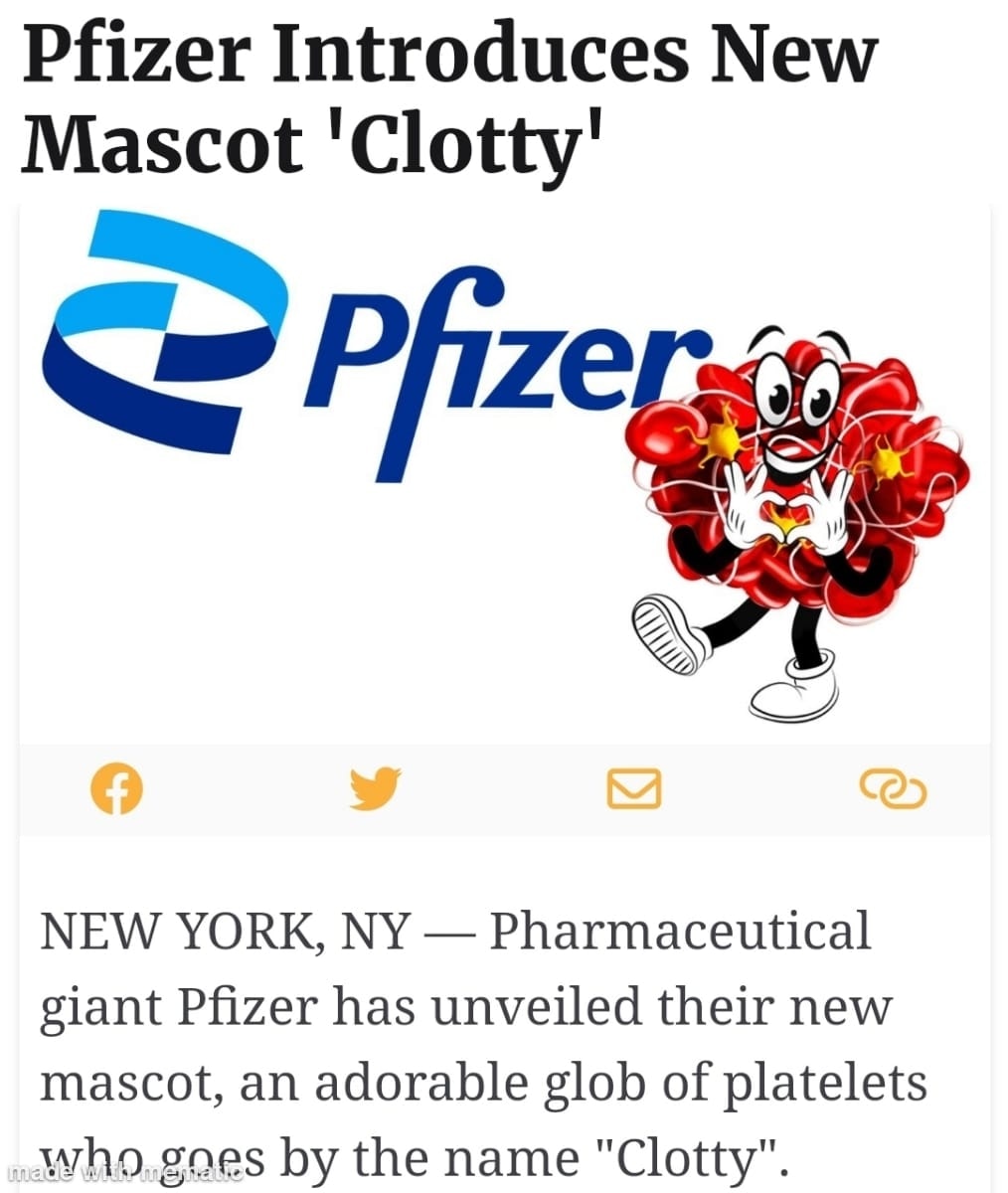 CitywolfGER's tweet photo. Clotty kommt auch die nächsten Jahre zu uns! Garantiert! #fckPfizer https://t.co/v0PKjiU75A