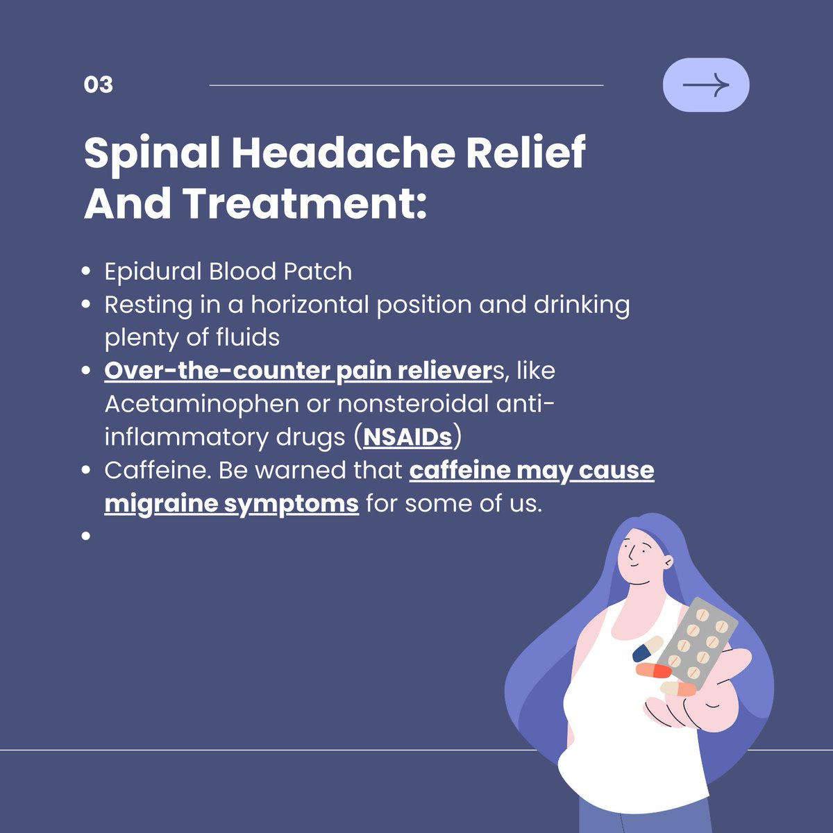 When throbbing pain takes a different twist, it might be more than just a migraine attack. Spinal headaches stem from cerebrospinal fluid (CSF) leakage from a puncture during a spinal tap or epidural procedure. #Migraine #MigraineBuddy #SpinalHeaches  #Migraine