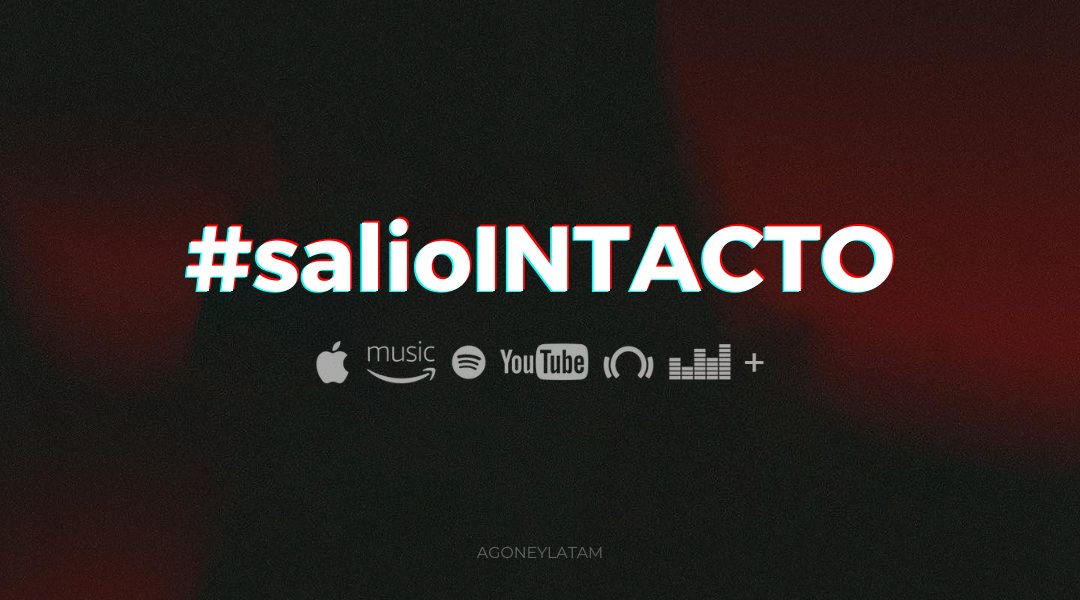 AgoneyLATAM's tweet photo. 💥 INTACTO lo nuevo de Agoney , Ya disponible en todas las plataformas digitales. 🩸🥷🔪 #SalioINTACTO

🔗https://t.co/zBntyQdohl https://t.co/ljVAHG1DOb