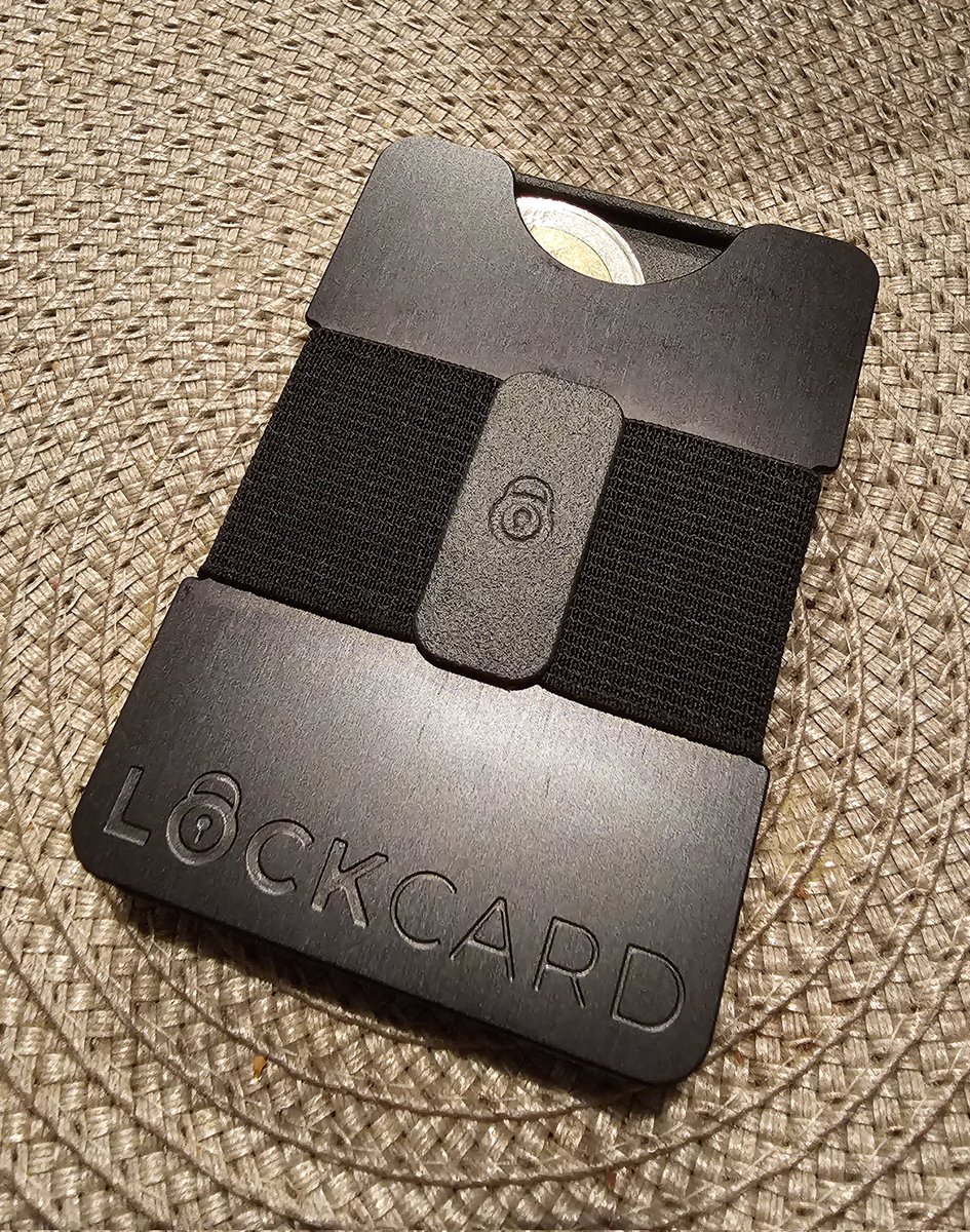 RockingB's tweet image. Heute mein #Lockcard Alu bekommen. Bin super zufrieden. Super sympathisches Startup. Macht bock