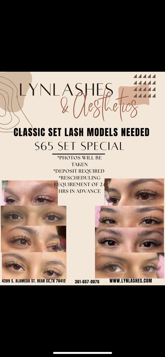 LynLashesByTim's tweet image. LynLashes Back to school specials💕

Book on LynLashes.com