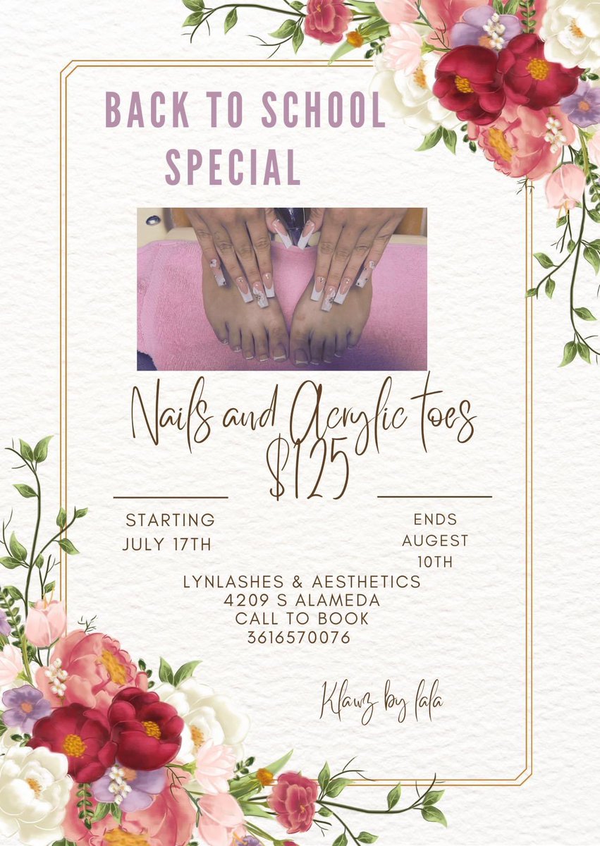 LynLashesByTim's tweet image. LynLashes Back to school specials💕

Book on LynLashes.com