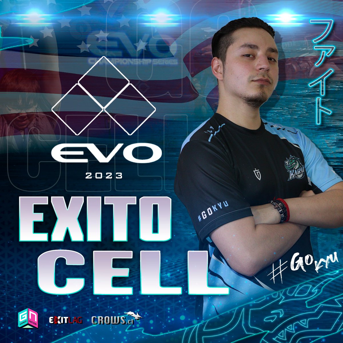 Kairyu_esports's tweet photo. El gran @diegooasd es uno de nuestros representantes en este #Evo2023
nuestro guerrero se prepara con toda la garra para ir a dar la cara en esta gran escena competitiva donde se batirá a duelo con los mayores exponentes de la FGC
Éxito "Cell" 🎉
#Gokyu #FGC
@gamernationcl https://t.co/jbdSTlZTKU