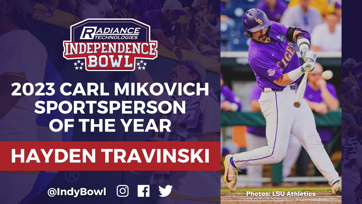 Congratulations to Hayden Travinski on being named the 2023 Shreveport Sportsperson of the Year!

<a href="/haydenrt_/">HT</a> | 📄 lsul.su/3YaRXmC