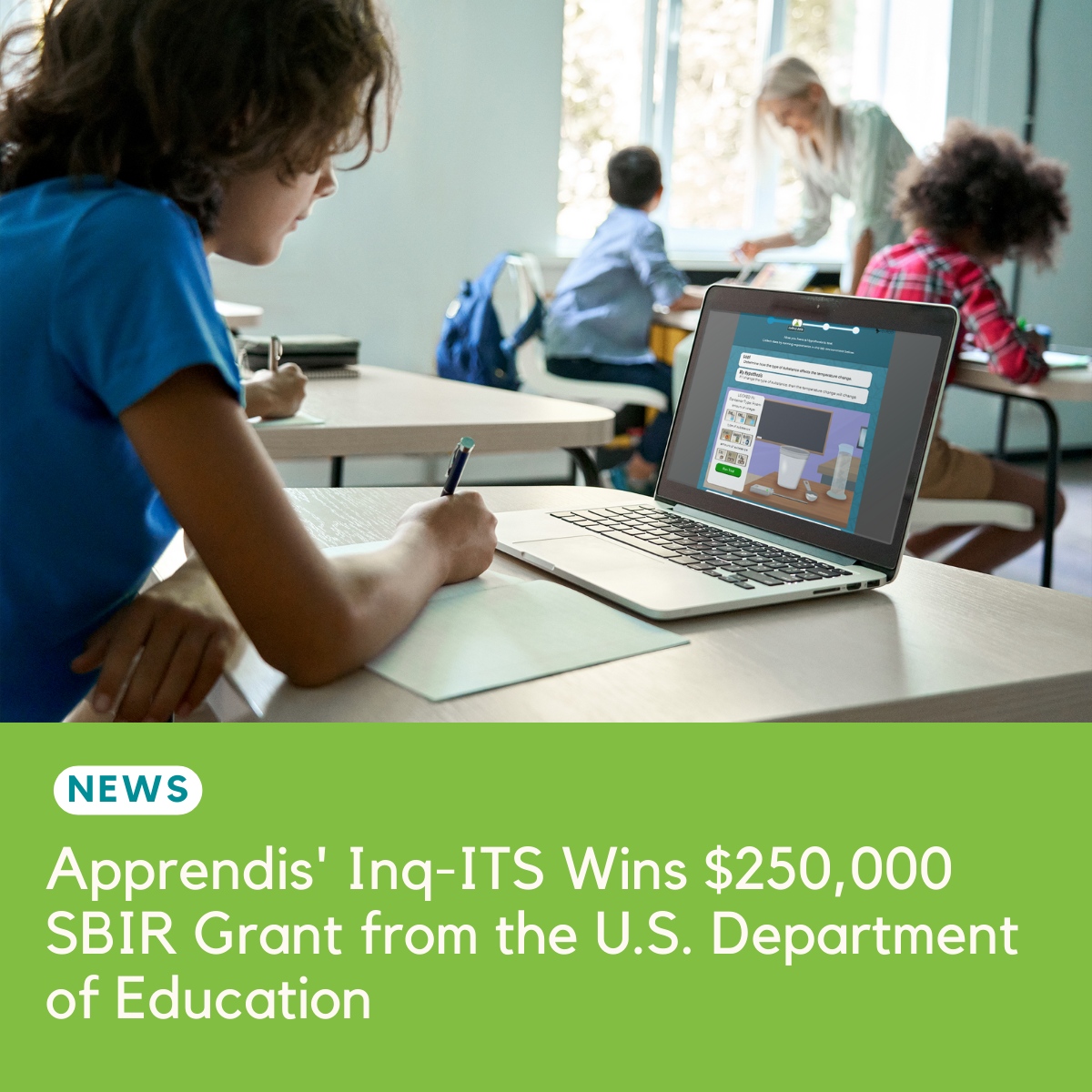 We are excited to announce we recently have been awarded a Small Business Innovation Research (SBIR) grant from the U.S. Department of Education to build a science platform for elementary science!

Read more here: einpresswire.com/article/646730…

#edtech #education #elearning