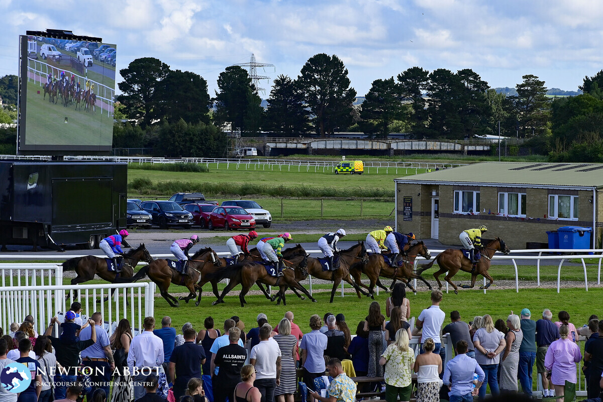 NewtonAbbotRace's tweet photo. Extend that weekend feeling &amp; come racing with us on Monday afternoon 🏇

📅 It'll be our last fixture before a short summer break when racing returns again on Tues 22 Aug 

Book now to save 👉 https://t.co/tZBh4ITqiv 

#ComeRacing #LoveTheRaces #DaysOutInDevon #ChildrenGoFree https://t.co/fKMjN9IBNB