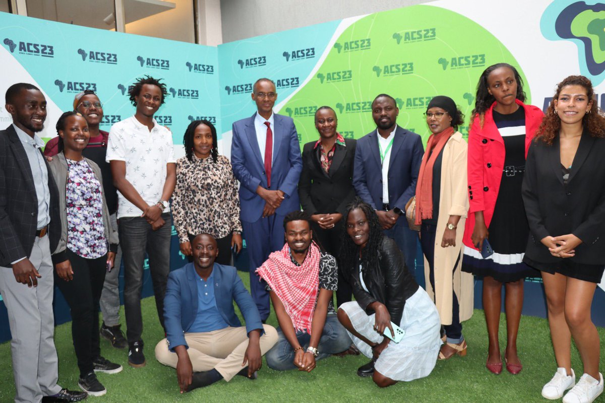 Ahead of <a href="/AfClimateSummit/">Africa Climate Summit</a>, <a href="/AYCAssembly2023/">Africa Youth Climate Assembly 2023</a> team hosted @AU_YouthEnvoy @ChidoCleoMpemba together with Ministry of Youth Advisor from Somalia 🇸🇴.
#AYCA2023