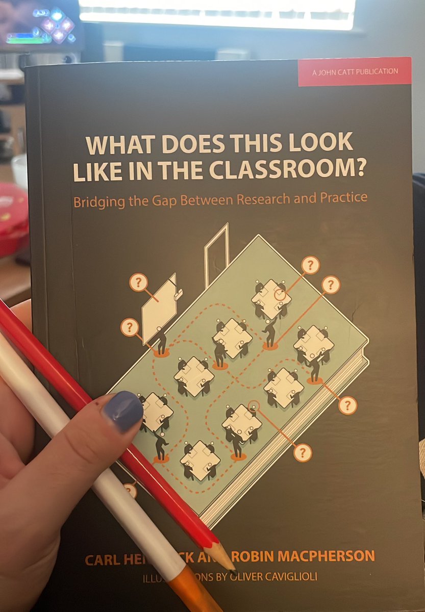 _Miss_Evans's tweet photo. Evening reading. I want to focus on improving feedback during next academic year 😊 @C_Hendrick https://t.co/kUBR5KEVwK