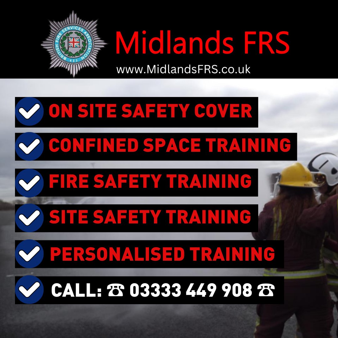 MidlandsFrs's tweet photo. #FIRSTAID – SITE COVER &amp; TRAINING
Make sure that your Business is Safe.

Our team are highly trained #paramedics, delivering professional support
We offer full #SiteCover and Casualty Care Courses 

https://t.co/i6eqt8xvD3
Call #MidlandsFRS: ☎️ 03333 44 99 08 ☎️ https://t.co/XTDoCLkvUY