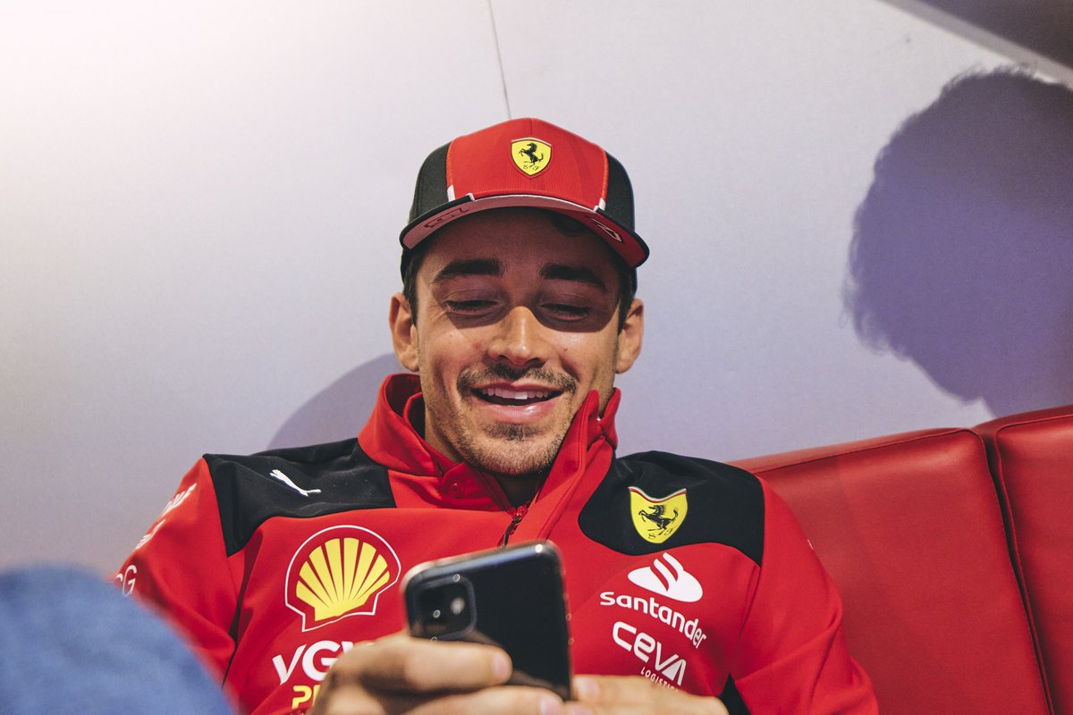 ScuderiaFerrari's tweet photo. One more sleep until we’re back on the track 🫡

#BelgianGP 🇧🇪 https://t.co/2GHtSpgMc1