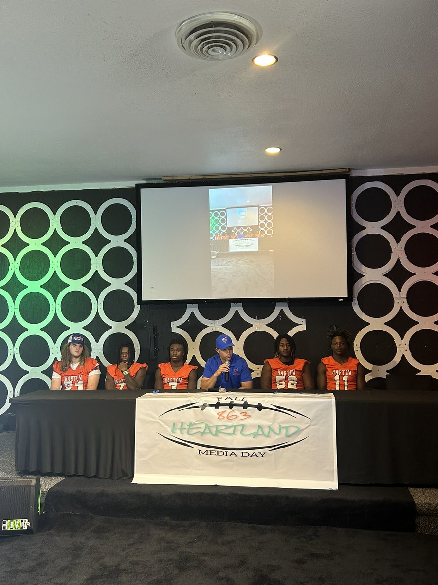 Bartow Yellow Jackets are here at the “863 Heartland Media Day” 

#863HeartlandMediaDay