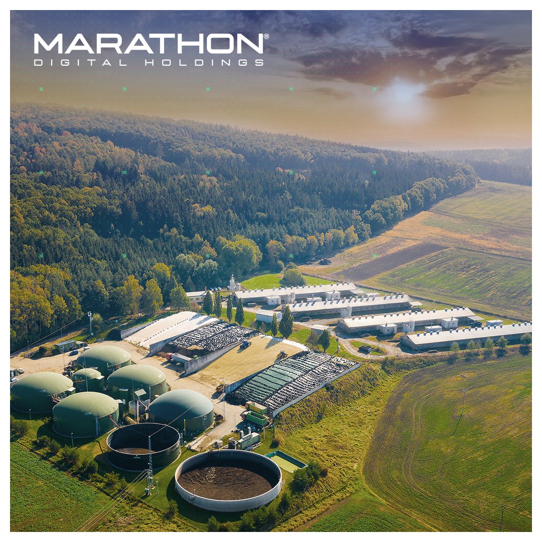 MARA's tweet photo. We imagine a future where #Bitcoin mining can monetize stranded energy sources such as biogas plants in remote, rural areas. Which other frontiers could have their potential unlocked with Bitcoin? https://t.co/uekkVHbUAb