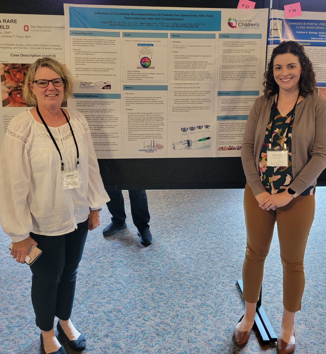 ColleenMOLowe's tweet photo. Happy to back at #pancreasfest23 excelling my #APP knowledge in #pancreas. Honored to collab with our amazing multi specialty team at No.1 @CincyChildrens to present 3 posters highlighting our work in #pediatric #TPIAT. @CincyKidsSurg @CincyKidsGastro https://t.co/A8u9mKt7Ku