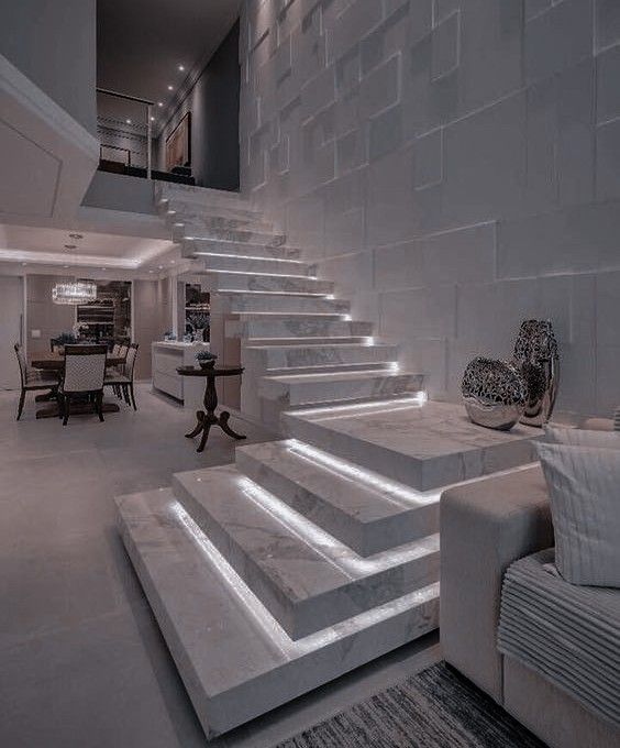 This staircase is dreamy